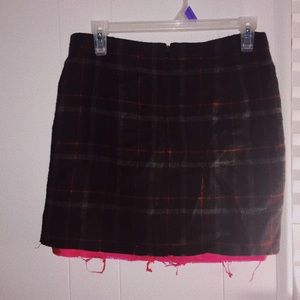 Plaid Skirt